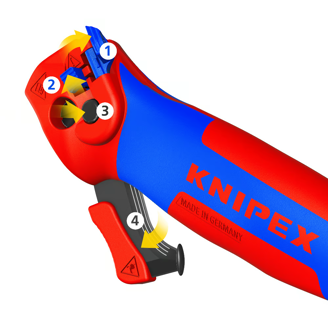 Mynd af Knipex afeinangrunarhnífur