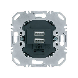 Mynd af Hleðslutengill 2xUSB 3,0A Sv.