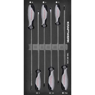 Mynd af BT Line bakki í skáp m. skrúfjárnum 250mm 6 stk