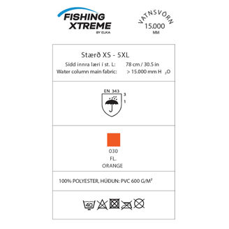 Mynd af ELKA Fishing Xtreme sjóklæða smekkbuxur