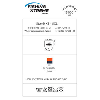 Mynd af ELKA Fishing Xtreme sjóklæða smekkbuxur