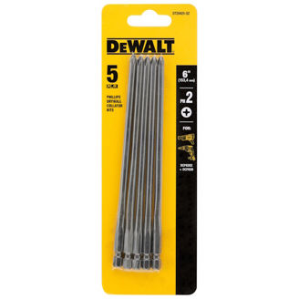 Mynd af DeWalt skrúfbiti í gipsskrúfvél PH2 156mm 5 stk