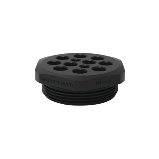 Mynd af Þéttinippill M40x1,5  2x1-4mmØ og 10x2-6mmØ