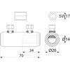 Mynd af Tengihólkur skrúfaður Al/Cu 10-95mm²