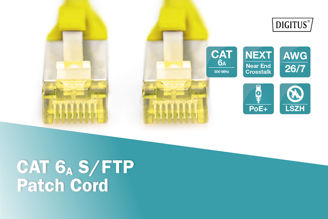 Mynd af Tengisnúra Cat6A 5m Gul