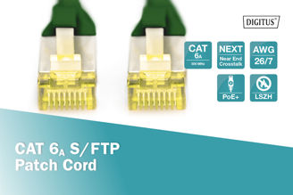 Mynd af Tengisnúra Cat6A 10m Græn