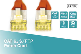 Mynd af Tengisnúra Cat6A 10m Rauð