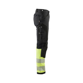 Mynd af BLÅKLÄDER Hi-Vis vinnubuxur 4-way Stretch