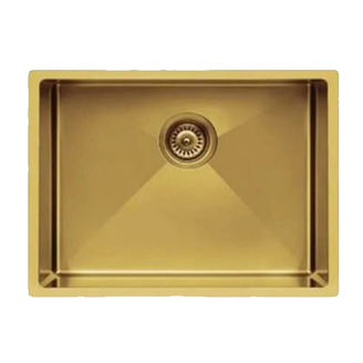 Mynd af UKinox ColorX vaskur 700x400 mm Gold
