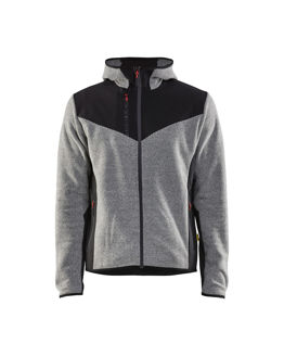Mynd af BLÅKLÅDER prjónajakki með softshell