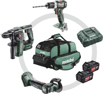 Mynd af METABO 18V 3 véla sett