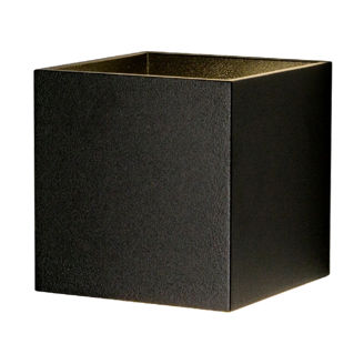 Mynd af Veggljós kubbur 10x10x10 G9 svart