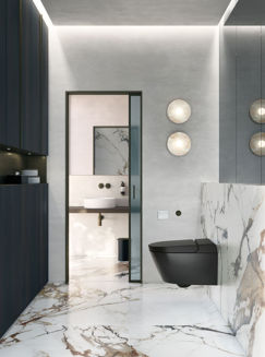 Mynd af GSI WClean smartklósett swirilflush Ardesia