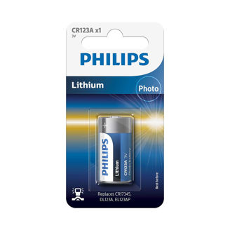Mynd af Rafhlaða CR123A PHILIPS